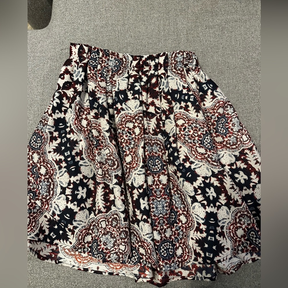 1. State Colorful Skirt with Elastic Waist XS